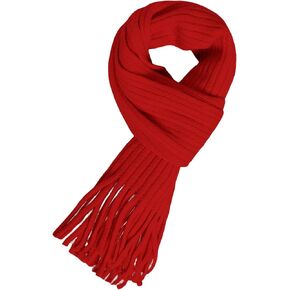 Kids Tassel Scarf - Knitted Tassel Scarf for Toddlers & Kids - Fashion Neck Warmer Scarves for Girls & Boys