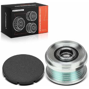 A-Premium المولد المولد Freewheel Clutch Pulley متوافق مع Chevrolet Cruze 2011-2015 ، Cruze Limited 2016 ، Trax 2015-2018 و Buick Encore 2013-2018 ، 7 أخاديد في اتجاه عقارب الساعة