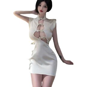 مثير للسيدات الصينية Cheongsam الملابس الداخلية التقليدية Cosplay مثير Nightdress أنيمي الملابس الداخلية بيجاما in Kuwait