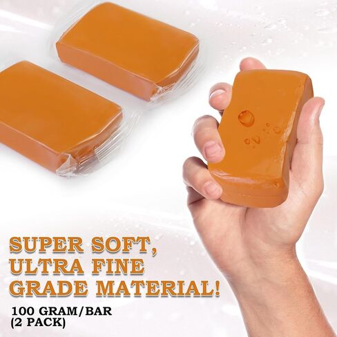 Car Clay Bars Auto تفاصيل 2 حزمة 100 جرام من Takavu ، مواد متوسطة الدرجة متوسطة ، تفاصيل تلقائية منظف طين سحري لتنظيف السيارات ، RV ، القوارب والحافلة (أحمر) in Kuwait