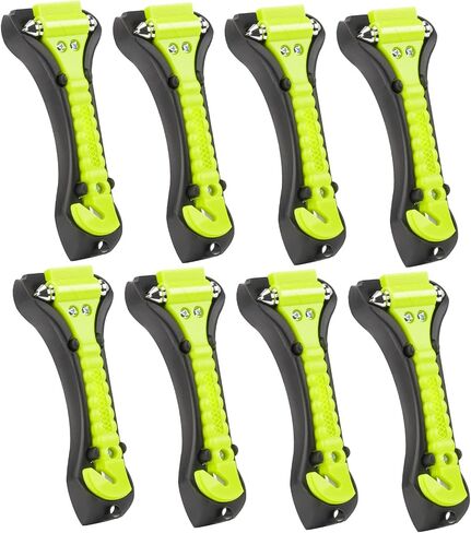 Car Safety Hammer Window Breaker, 2-in-1 Emergency Escape Tool with Seat Belt Cutter for Women, 2 Pack Perfect Black Safety Escape Hammer for Car, Family in Kuwait