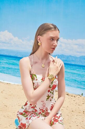 Gold Boho Ocean Earrings, Shell Earrings Seashell Stud Earrings Beach Jewelry Gifts for Women in Saudi Arabia