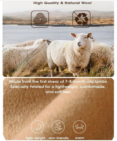 Womens Cashmere Marf (Baby Alpaca) شالات منقوشة دافئة كبيرة ناعمة in Kuwait