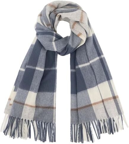 Womens Cashmere Scarf (Baby Alpaca) Large Soft Warm plaid shawls Wraps for Winter Mens Scarves Gifts in Kuwait