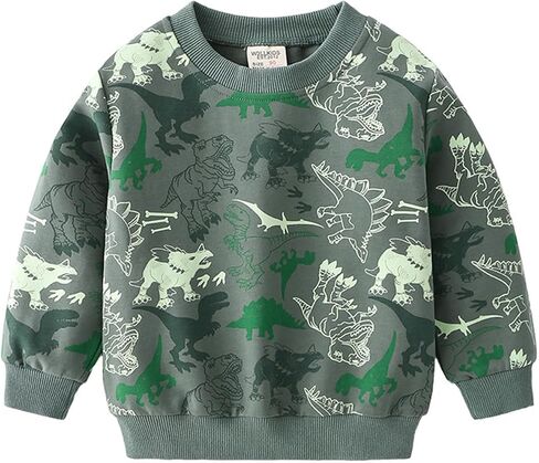 Toddler Boys Clothes Sets Kids Printed Sweatshirt and Pants Set Spring Fall Outfits in Saudi Arabia