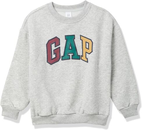 GAP Boys' Oversized Crewneck Logo Sweatshirt in Saudi Arabia