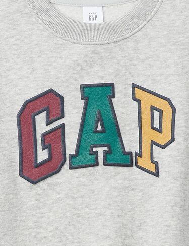 GAP Boys' Oversized Crewneck Logo Sweatshirt in Saudi Arabia