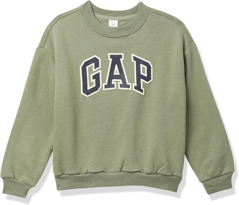 GAP Boys' Oversized Crewneck Logo Sweatshirt in Saudi Arabia