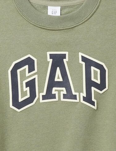 GAP Boys' Oversized Crewneck Logo Sweatshirt in Saudi Arabia