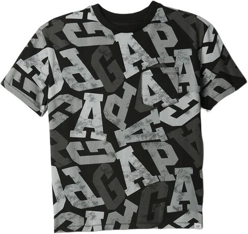 GAP Boys' Oversized Crewneck Logo Sweatshirt in Saudi Arabia