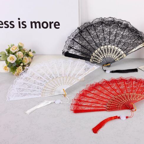 Embroidered Flower Bridal Hand Fan for Festival Craft Wedding, Dancing, Decoration Party Favors ﻿ in Saudi Arabia