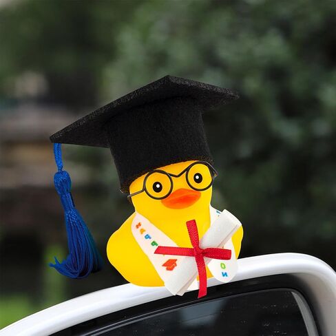 Wonuu التخرج هدية Duck Duck Dashboard Decorations Rubber Duck Car rosshent in Kuwait