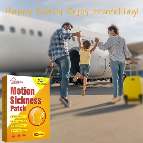 Motion Sickness Patches for Cruise,Car,Bus,Ships,Airplane,Park Rides - Non-Drowsy - Travel Essentials for Adults and Kids (28 Count (Pack of 1)) in Saudi Arabia