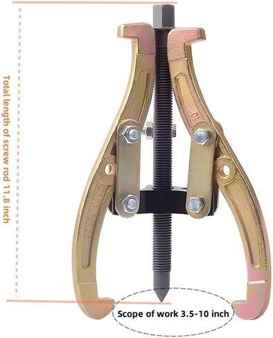 3-Jaw Gear Puller, 2/3-Jaw Puller with Reversible Jaws for Removal of Pulley Flywheel Bearing Puller Tool Separate Lifting Device (12inch) in Saudi Arabia