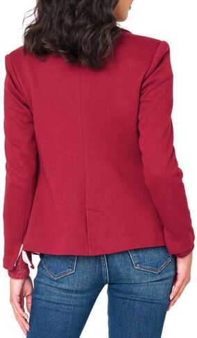 السترة المزدوجة للسيدات ، وارتداء العمل غير الرسمي ، وسترة السترة المركبة مفتوحة السترة طويلة الأكمام الطويلة in Kuwait