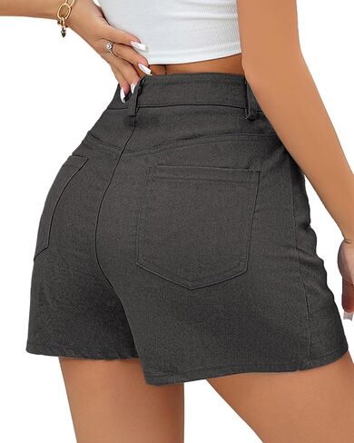 we1fit skorts للنساء عالية الخصر الدنيم العصرية التنورة الصغيرة شق جان in Kuwait