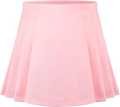 Girls Tennis Skirt Kids Pleated Tennis Skirt with Shorts Pockets Toddler Athletic Golf Skort 4-15 Years in Saudi Arabia