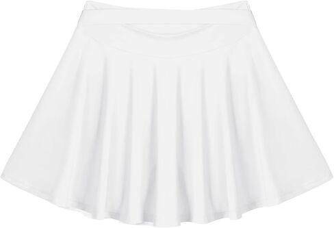 Hotfiary Girls Skorts Tennis Skirts Pleated Athletic Flowy Shorts Pocket Cooling High Waist Golf Cheer Running Sports Skort in Saudi Arabia