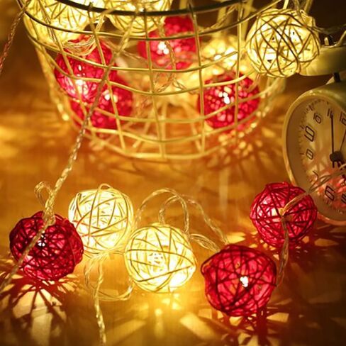 12PCS 1.2 Inch Gold Wicker Rattan Balls Fade Resistant Decorative Orbs for Home Decor Wedding Centerpiece Bowls Vase Fillers Decorative Spheres for Bowls Table Decor (30mm) in Kuwait
