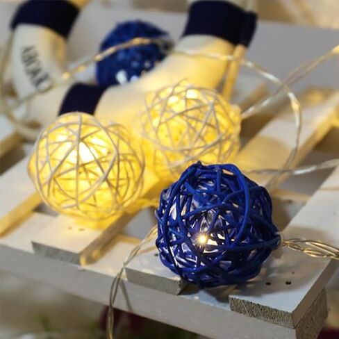 12PCS 1.2 Inch Gold Wicker Rattan Balls Fade Resistant Decorative Orbs for Home Decor Wedding Centerpiece Bowls Vase Fillers Decorative Spheres for Bowls Table Decor (30mm) in Kuwait