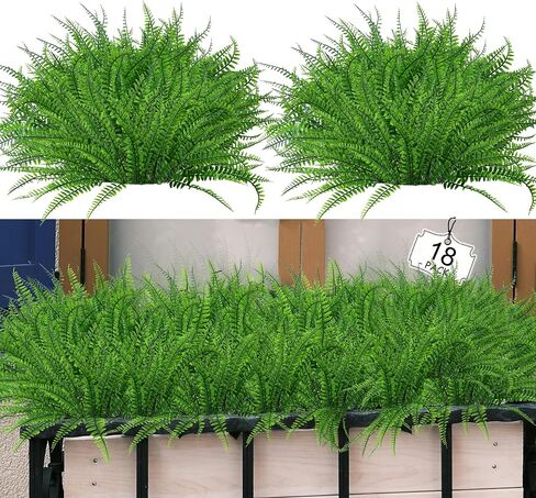 12 Bundles Artificial Fall Flowers Outdoors, No Fade Faux Autumn Plants UV Resistant Flowers, Fake Fall for Thanksgiving Days Decoration, Home Garden Windowbox Farmhouse Décor (Orange Red) in Kuwait