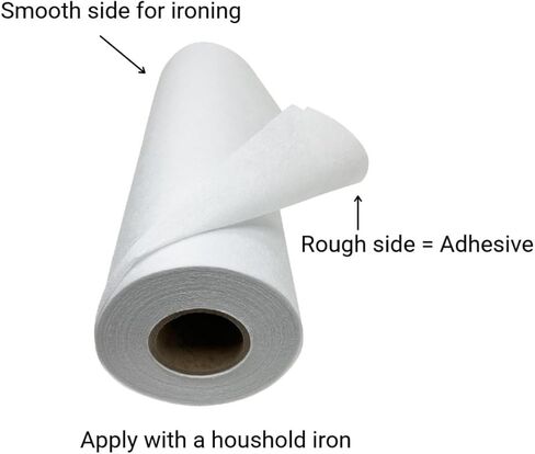 HBI Medium Weight Fusible Interfacing, Non Woven Iron-On, 20 in x 25 yd in Kuwait