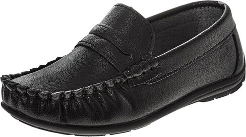 Josmo Boys Moccasin Driving Loafers - Casual Dress Penny Slip On Boat Shoes (Sizes: 5-10 Toddlers / 11-13 Little Kids / 1-5 Big Kids) in Saudi Arabia