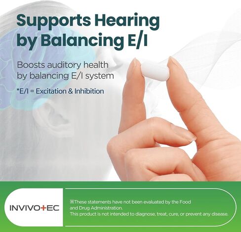 Healthear – Bioflavonoid Tinnitus Relief Supplement from Korea, – U.S. Patented Formula for Ear Health, Reduces Ringing & Buzzing, Improves Hearing Clarity (60 Capsules) in Saudi Arabia