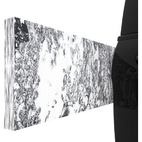 GWP02S Marble Grain Garage Wall Protector Car Door Protectors, Garage Accessories, Parking Stopper for Garage, Tool-Free, Designed in Germany (4-Pack Marble Grain)
