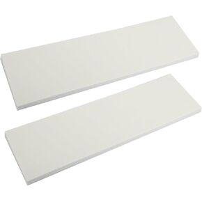Acropix 400x120x15mm 2pcs سيارة مرآب للسيارة الحائط الحارس الوفير واقي مضاد للتصادم قطع السيارة البيضاء مقاومة للماء