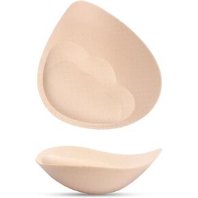 Super Thick Bra Pads Inserts for Push Up, Bra Pads Breast Enhancers Add 1-2 Cups for Swimsuits, Sport, Women Dresses