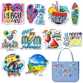 Charms for Bogg Bag Accessories, Cute Bling Bag Charms with Sturdy Clips for Simply Southern Beach Totes Bag,Decoration Accessories for Girls Women