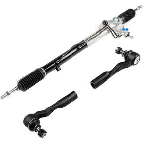 SCITOO Power Steering Rack and Pinion Assembly with Tie Rod End ES80382 For Toyota Sequoia 2003-2007, For Toyota Tundra 2003-2006