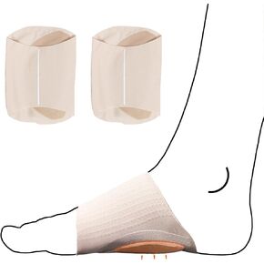 NuCamper Arch Support Compression Sleeves (Pair) for Plantar Fasciitis Relief, Non-Slip Wearable Foot Arch Supports Brace for Men & Women, Foot Sleeves Support for Fallen Arches, High Arch, Flat Feet