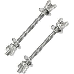2PCS Car Air Cleaner Stud Kit, Stainless Steel Vehicle Air Cleaning Mounting Bolt, Performance Automotive Carburetor Stud Wing Nut Adapter Set Accessories, Universal Fit(5.12 x 0.20 inches)