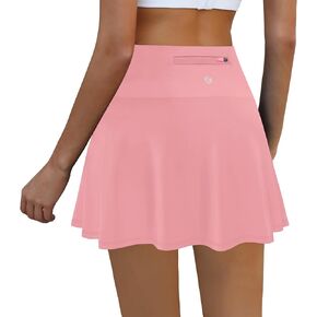 LouKeith Womens Tennis Skirt High Waisted Athletic Skorts Running Casual Pickle Ball Golf Skirts with Pockets