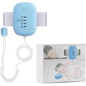 Bedwetting Alarm for Boys Girls Kids, Loud Sound and Strong Vibration, USB Rechargeable Potty Alarm, Bed Wetting Pee Alarms for Older Kids Boys and Girls