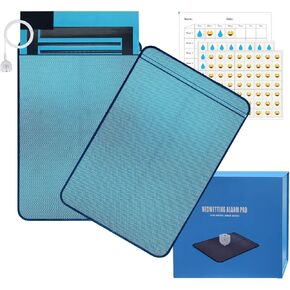 Bed Wetting Alarm Pad for Boys Girls Older Kids and Elderly,Pee Alarm with 3 Working Modes and Volume Control for Potty Training,USB Rechargeable