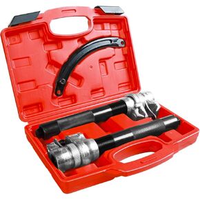 أداة ضاغط الربيع من قطعتين من قطعتين Macpherson STRUT STRUT ضاغط مع فكي السلامة وحامل ، MAX LOAD 2645 LBS