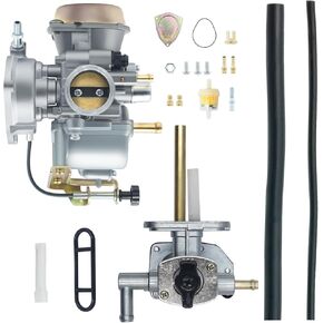 Triumilynn Carburetor for Su-zu-ki LTF 250 Ozark 2002-2009, for Su-zu-ki LTZ 250 Quadsport 250 Carb 2004-2009, for Su-zu-ki LT-F250F Ozark 2002-2003, Replace# 13200-05G01 in Kuwait