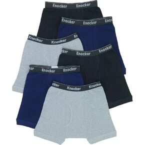 ToBeInStyle Boy's MultiPack of Assorted Cotton Boxer Briefs