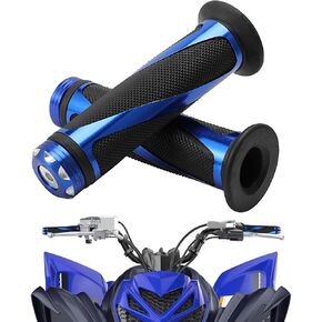 7/8 "22 ملم مقود ATV قبضة Universal غير قابلة للانزلاق لفورمان REAPTOR Grizzly Warrior Rancher Fourtrax Blaster Prairie ATV 4 Wheeler incards
