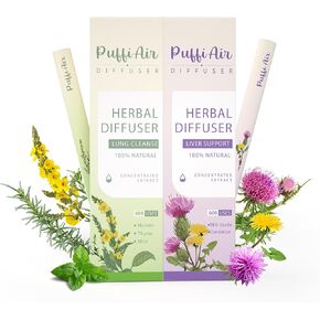 مجموعة موزع مزيج Melatonin و Herbal العافية ثنائية العمل (لافندر/البابونج/آشواغاندا و mullein/الزعتر/النعن
