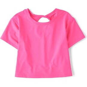 The Children's Place Girls' Atheletic Short Sleeve Tops