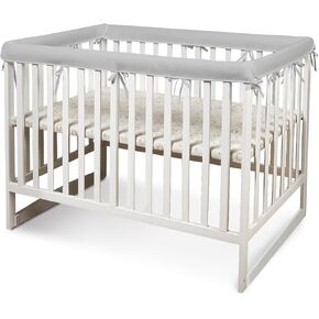 3 PCS Crib Dair تغطي التسنين ، الشبكة المتشابكة التسنين حافة الزاوية الحافة ، يحمي القضبان ، ويمنع المطبات والمضغ ، واقي السكك الحديدية (أبيض)