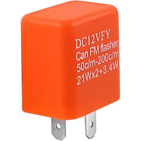 2PCS CAR LED RELAY Electronic Flasher Relay ، 2-Pin 12V SPEED RELAY RELAY FILLESS SORPORCELE TRAND SGAND SINGLIC و HARN WARN HYPER FLASH