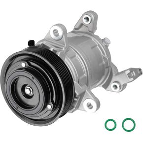 AC Compressor with A/C Clutch for Dodge for Ram 1500 2500 3500 PICKUP 5.7L 2003 2004 2005 2006 2007 2008, CO 10802C
