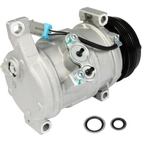 ECCPP A/C Compressor with Clutch 2000-2013 for Chevrolet Suburban 1500 2500 2000-2013 for GMC Yukon XL 1500 2500 6.0L AC Compressor
