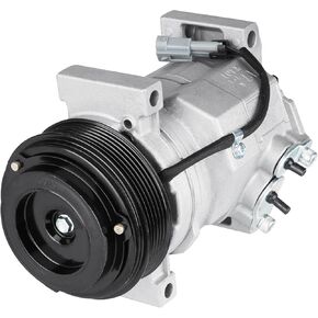 AC Compressor with A/C Clutch Compatible with Chevrolet Express 1500 4.3L, Express 2500 3500 6.6L 2008 2009, Fit for GMC Savana 1500 4.3L 5.3L/ Savana 2500 4.8L 6.0L 2008-2009, ‎CO 28000C