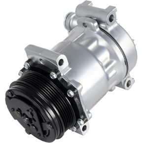 ضاغط التيار المتردد مع A/C Clutt Fit 1996-2002 لـ Chevrolet 4.3L 5.0L 5.7L Express/Savana 1500/2500 & 6.5L Express/Savana 2500/3500 ، Blazer 4.3L 1999-2005 ، S10 Sonoma 4.3 1998-2004 ، Hombre Bravada 4.3